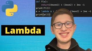 Python Tutorial 28: Lambda Expressions
