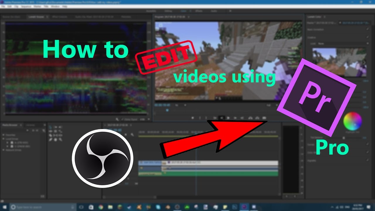 How to make edits/montages (minecraft) [Using premier pro ...