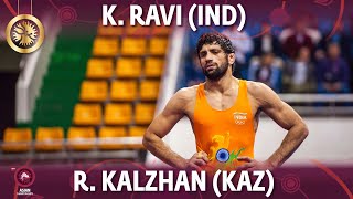 Kumar Ravi (IND) vs Rakhat Kalzhan (KAZ) - Final // Asian Championships 2022