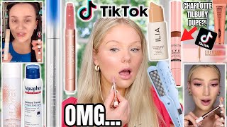 TESTING VIRAL BEAUTY PRODUCTS TIKTOK MADE ME BUY 🤯 ARE THEY WORTH THE HYPE?! | KELLY STRACK