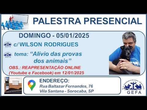 Assista: Palestra Presencial c/ WILSON RODRIGUES JR. (05/01/2025)