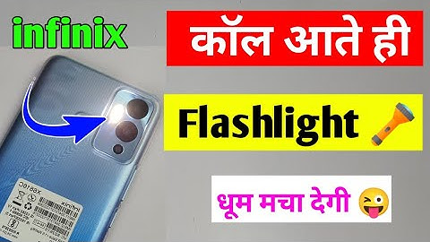infinix hot 12 play call flash light setting | infinix hot 12 incoming call flash light setting