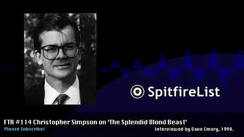 FTR #114 Christopher Simpson on 'The Splendid Blon...
