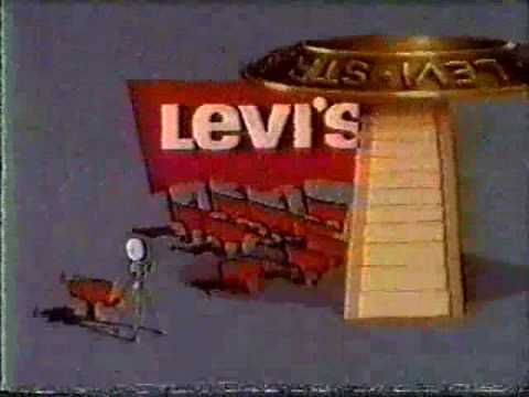 RARE LEVIS animated 80's Commercial w/ Tarzan and Transformers - YouTube