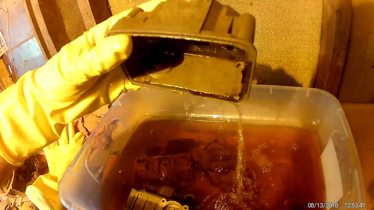 Pinesol carb soak results!!!! YouTube