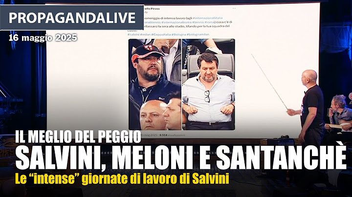 Propagandalive, il meglio del peggio: Salvini, Meloni e Santanchè