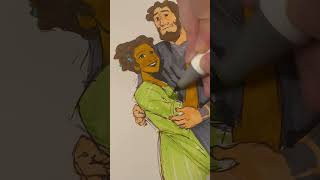 hadestown ohuhumarkers greekmythology artprocess traditionalart hades persephone