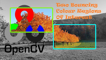 OpenCV Two Bouncing Colour Regions Of Interest