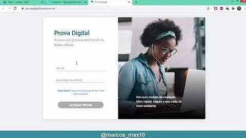 Como é feita a prova digital da Unopar?