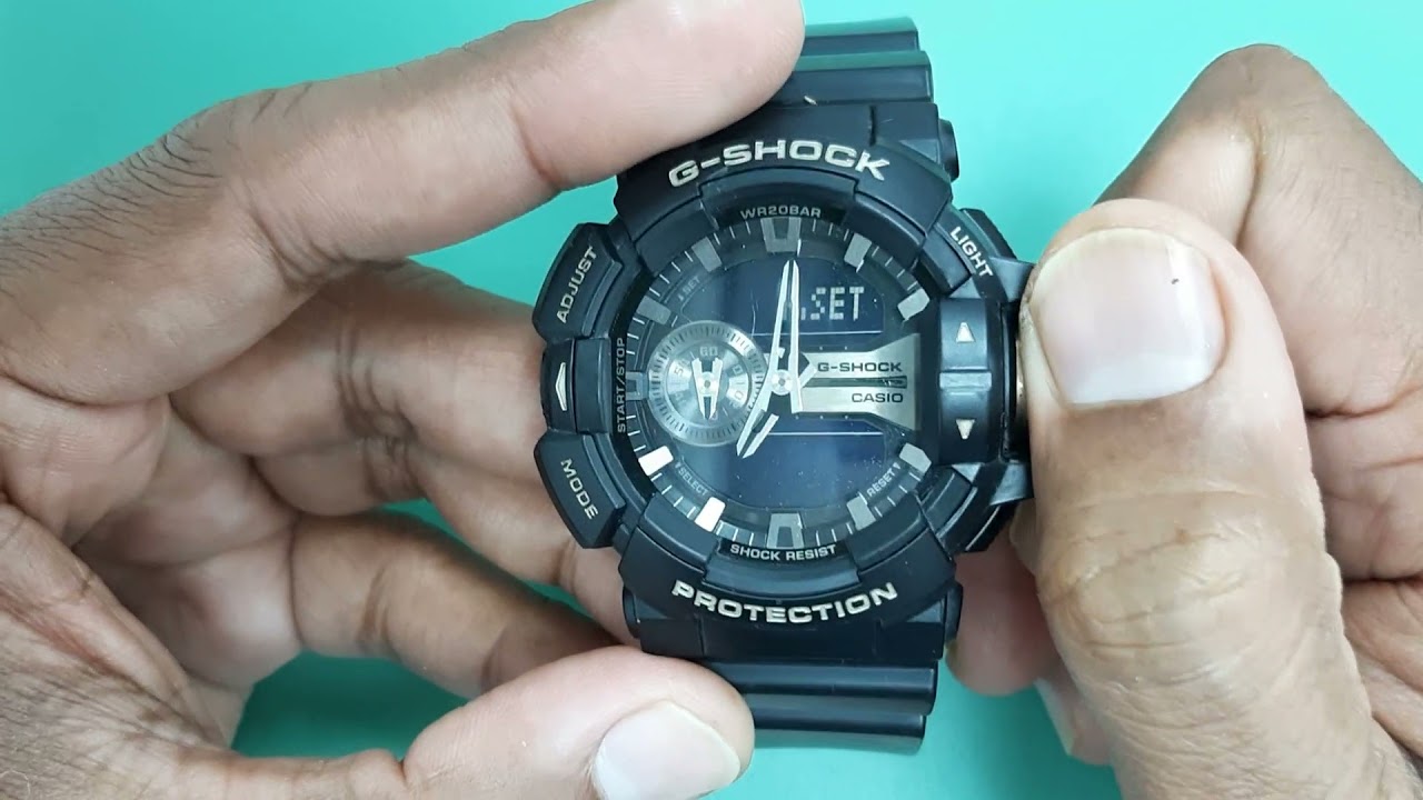 G-Shock | GA-400 Battery Replacement Module (5398) | Tutorial 