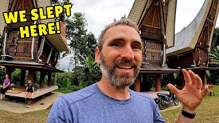 LIVING in a TRADITIONAL TORAJA HOUSE in RURAL Indonesia 🇮🇩 | INDONESIA HOMESTAY | Indonesian Food