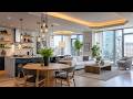 How to Use Statement Furniture to Anchor Large Modern Living Space Interior