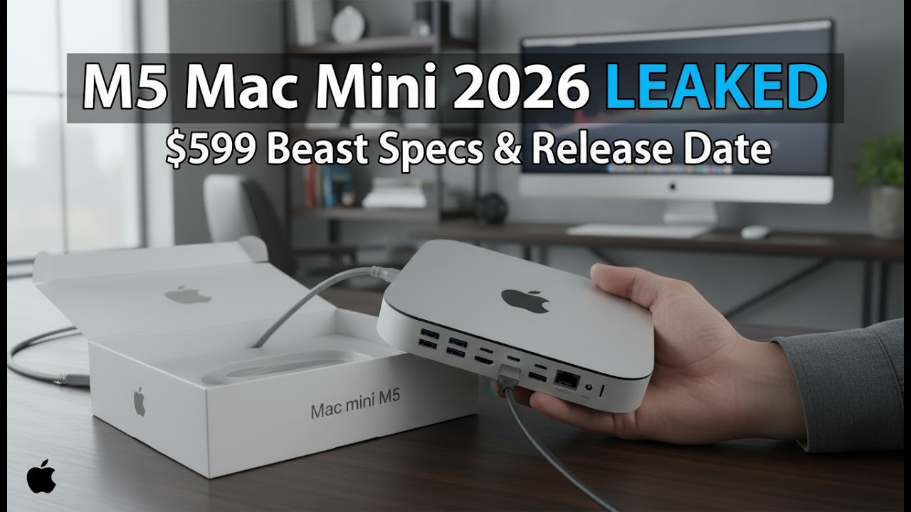 M5 Mac Mini 2026 LEAKED – $599 Beast Specs & Release Date! - YouTube