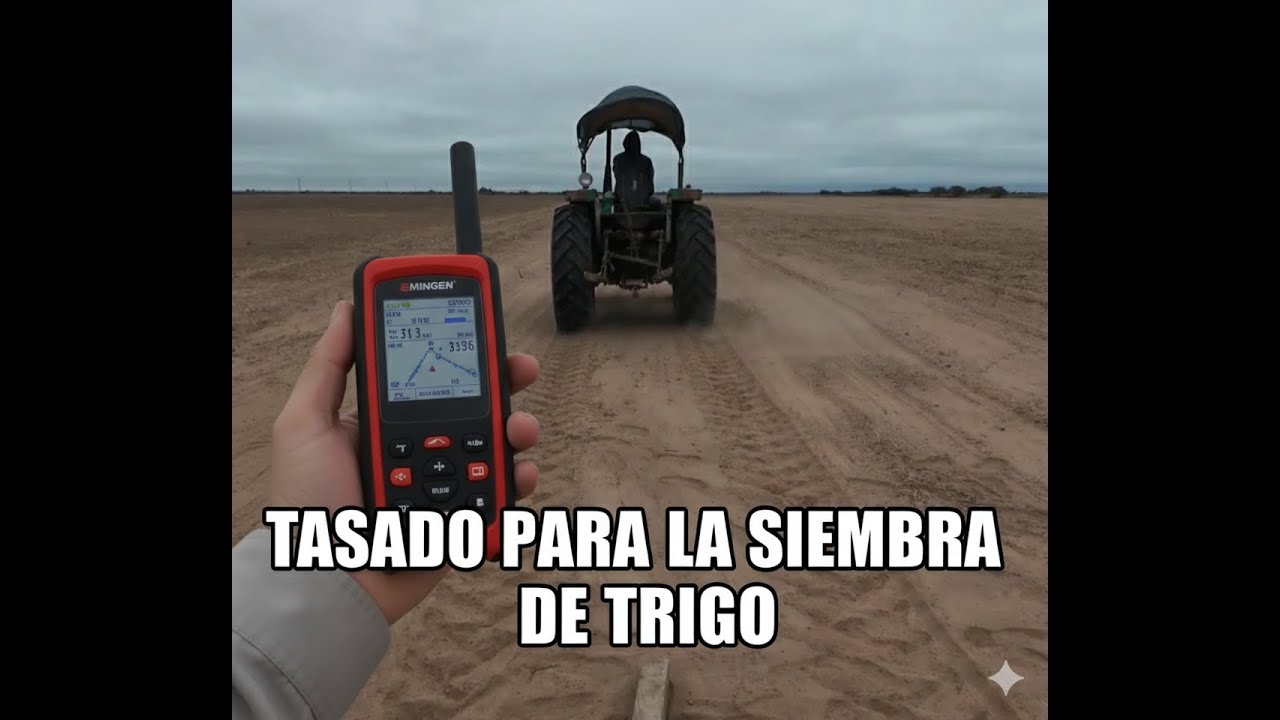 Guía Práctica: Tasado y Marcación para Sembrar Trigo con Tractor
