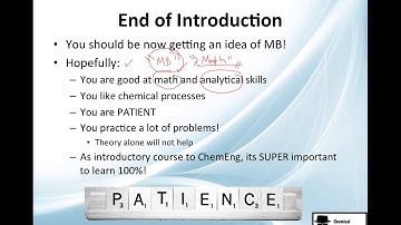 Introduction to Mass Balance Course (Chemical Engineering) - PART 3