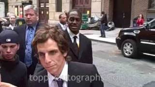 Ben Stiller - Signing Autographs at The Late Show with David Letterman