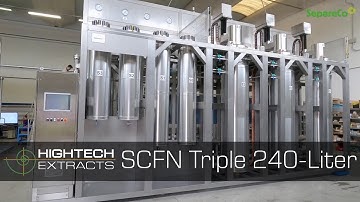 Meet the HIGHTECH Extracts SCFN Triple 240 Liter CO2 Extractor, Industrial Carbon Dioxide Extraction