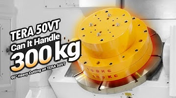 Extreme Load Test! 300 kg Load + 90° Heavy Cutting on TERA 50VT | MICRO DYNAMICS