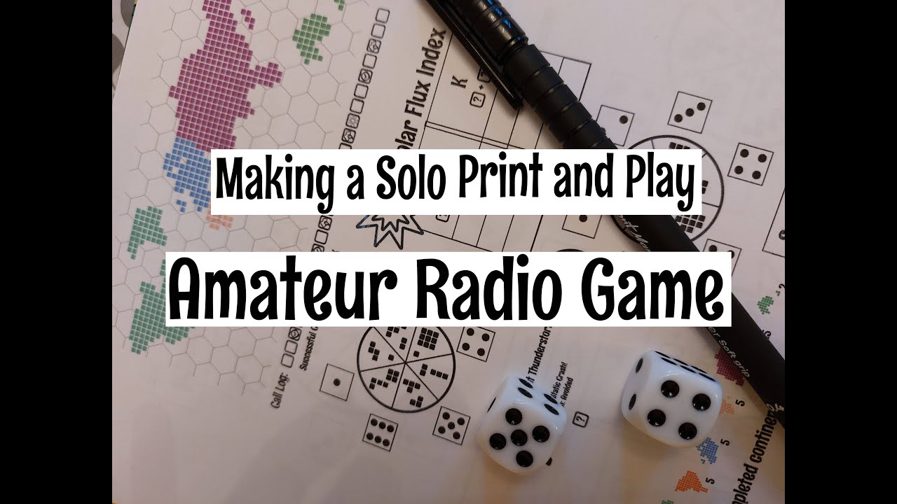 Radio Rambles #7: Making a Solo Amateur Radio Game - YouTube