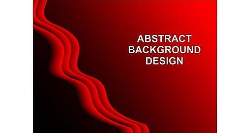 Abstract background design for flyers & posters in CorelDRAW | Coreldraw tutorial | Graphic design