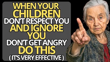 When your children don’t respect you and IGNORE YOU, stay CALM and DO THIS for EFFECTIVE RESULTS