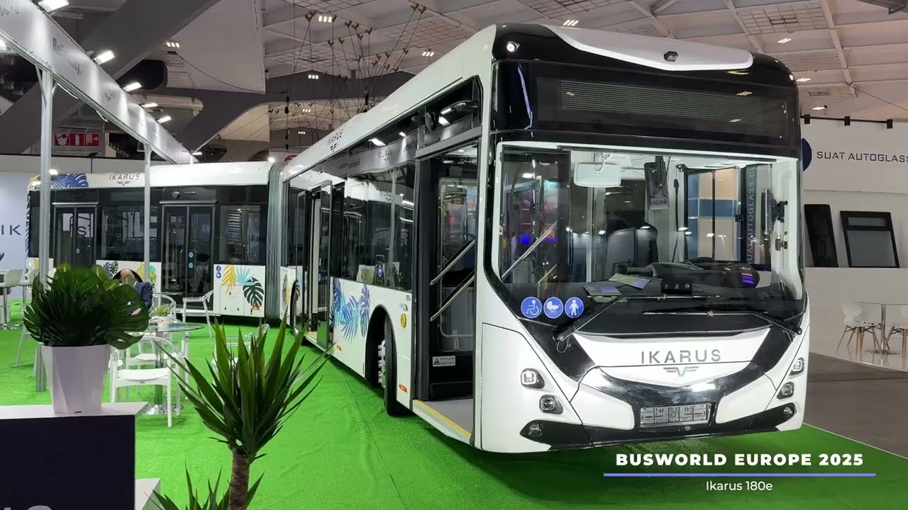 Ikarus 180e (2025) – новое поколение электробусов | Busworld Europe 2025 Брюссель