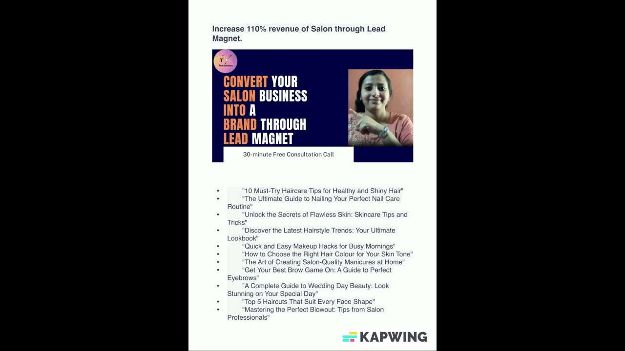 Unlock Insider Secrets: Download Our Top-Rated Salon Lead Magnet PDF for Free 