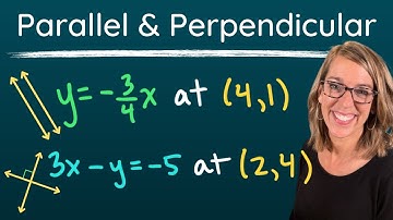 Parallel and Perpendicular Lines Through a Point | Find the Equation