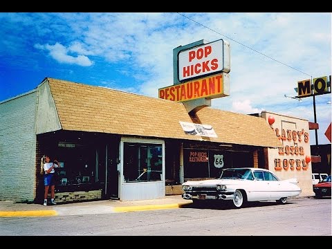 POP HICKS RESTAURANT - Clinton, Oklahoma - Route 66 - August 16, 1995 @CadillaconRoute