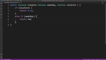 sleepIn CodingBat Solution