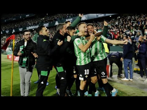 Gol Real Betis Vs Rayo Vallecano 1-1 / Semi Final Copa del Rey - YouTube