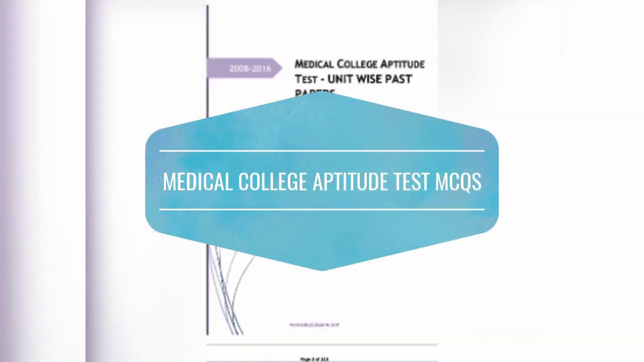 medical-college-aptitude-test-mcqs-youtube