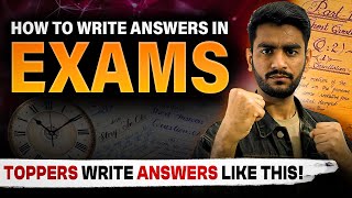 How to write Answers in Exams🔥| How Toppers Write Answers in Board Exams | Faizan Tanveer