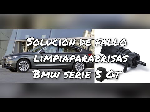 Solucion de fallo limpiaparabrisas BMW Serie 5 Gt bomba agua