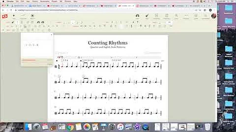 Counting Rhythms: Level 2: Quarter and Eighth Notes