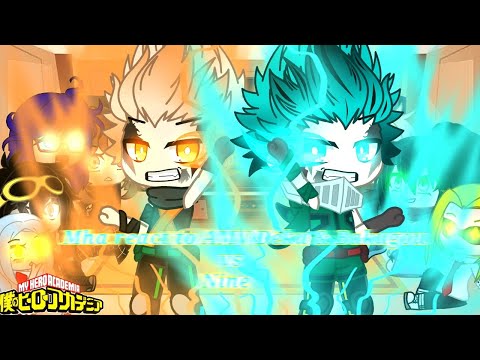 Bnha reagindo a Deku e Bakugou vs nine AMV 1/?? Gacha Club |Minha AU|