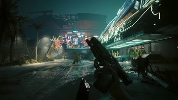 사이버펑크 cyberpunk2077 2.0 팬텀리버티 전투플레이영상