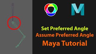 Set Preferred Angle & Assume Preferred Angle Explained. Maya Rigging Basics Tutorial