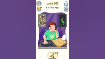 Dop 5 level 568 Find him food #shorts #mobilegame #dop5game