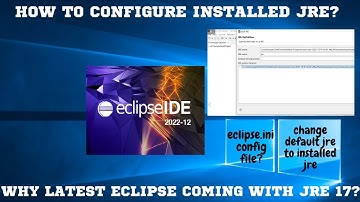 How to configure JRE in Eclipse? / How to change the default JRE to the installed JRE in Eclipse?
