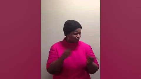My sign language story cindy