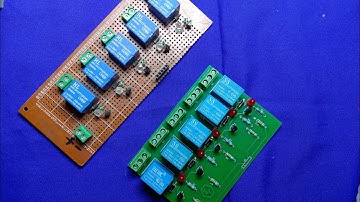 Making 5 Channel Relay Module On Double Layer PCB