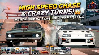 HIGH SPEED CHASE & CRAZY TURNS 😱| Driving Zone Online Car Recing |Official NewGameplay#DrivingZone screenshot 5