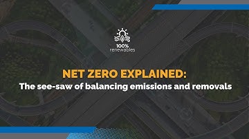 Net zero explained: The see-saw of balancing emissions and removals