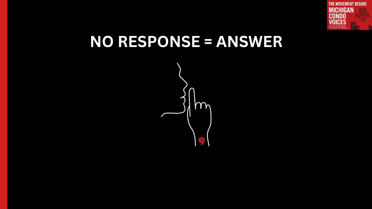No Response Is a Response: What to Do When HOA Records Requests Are ...