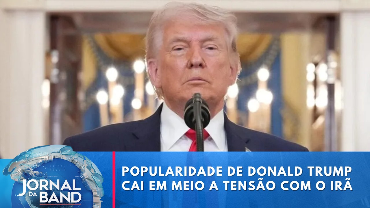 Conflito no Irã faz Trump perder força entre os eleitores | Jornal da Band