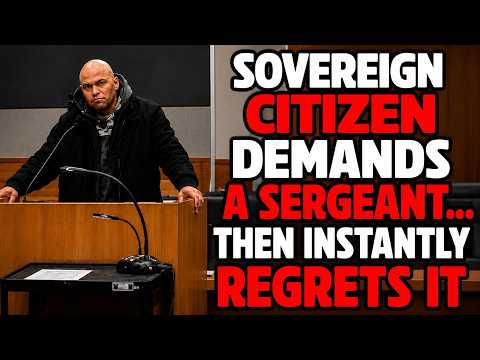 Sovereign Citizen Demands a Sergeant... Then Instantly Regrets It