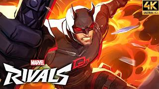 Marvel Rivals - Daredevil Born Again Season 2 Skin Gameplay Showcase 4K 60Fps