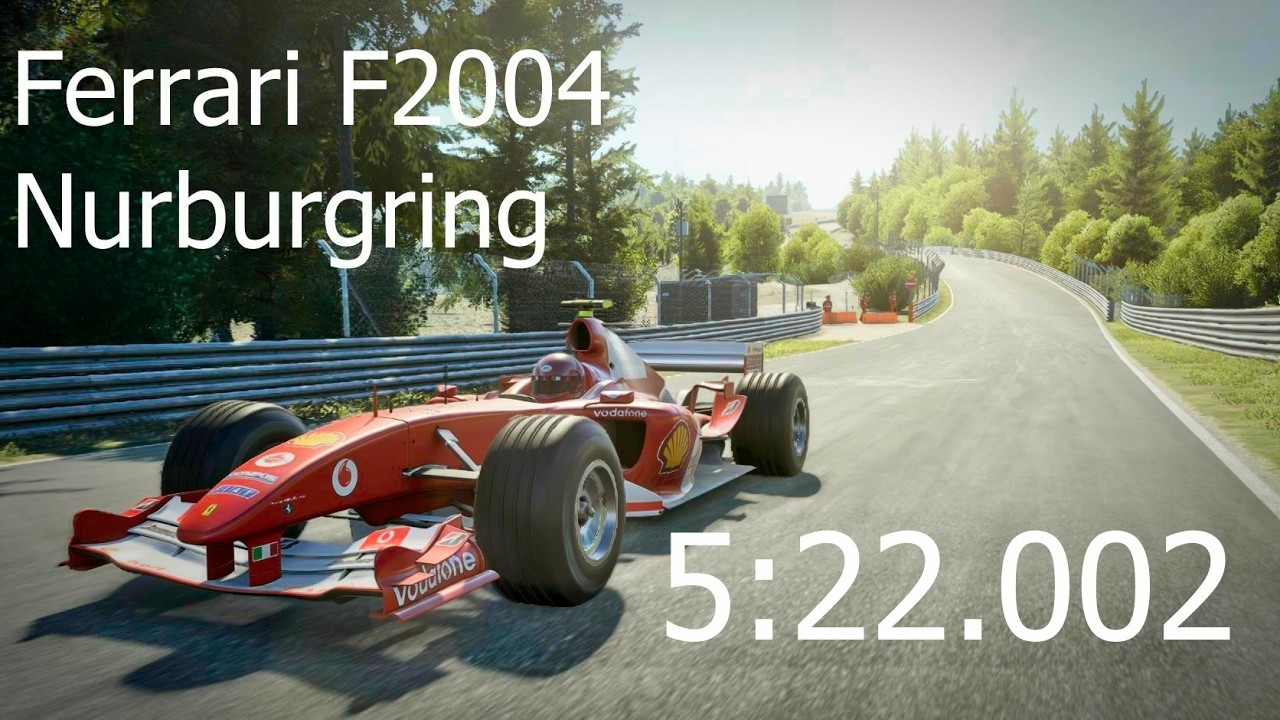 Ferrari f1 2004 Nurburgring #assettocorsaevo #f1simracing #gameplay #assettocorsa
