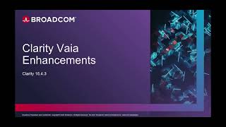 Clarity 16.4.3 - Clarity Vaia Enhancements
